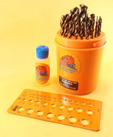 29 Pc Cobalt Drill Bit Set Super Cobalt M42+ Plus Series Drill Hog® Special