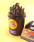 Drill Hog 29 Pc Drill Bit Set Index Molybdenum M7 Round Case Lifetime Warranty